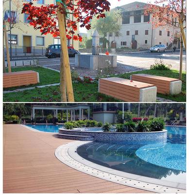 木塑地板在景觀工程中的應用——以葉木閣140*25戶外塑木地板為例